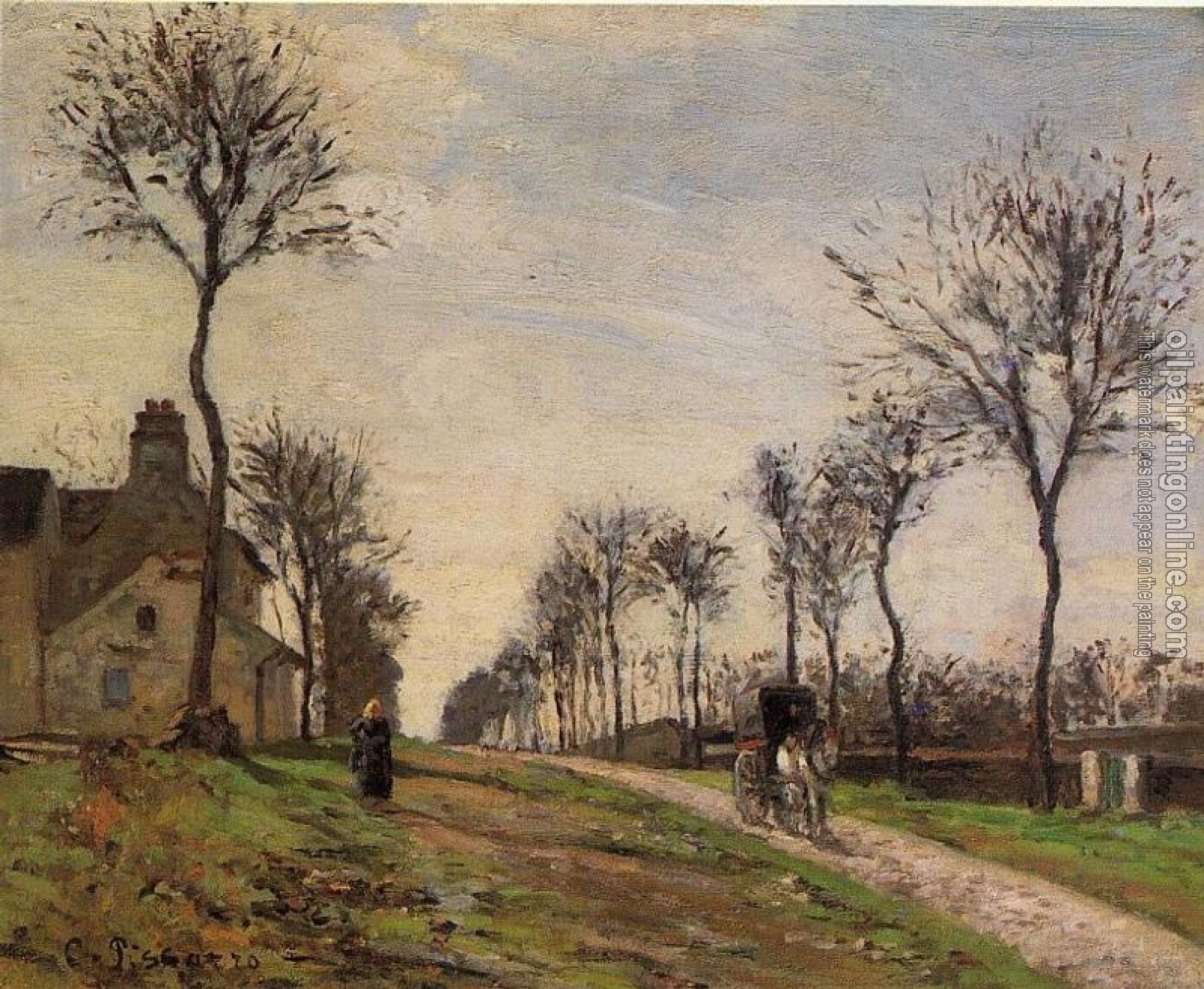 Pissarro, Camille - Road to Louveciennes